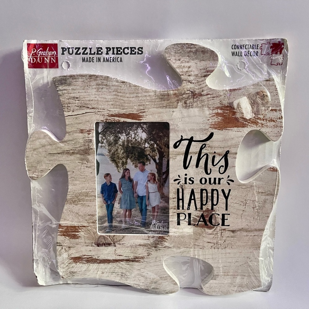 connectable puzzle piece picture frames set